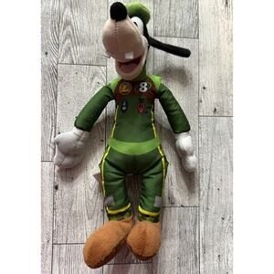 Goofy Disney Jr Mickey & The Roadster Goofy Racer 10" stuffed animal